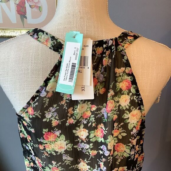 New!❤️ Kut from the Kloth Floral Blouse - Picture 5 of 6